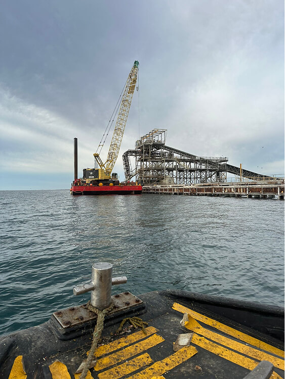A photo of a disaster recovery