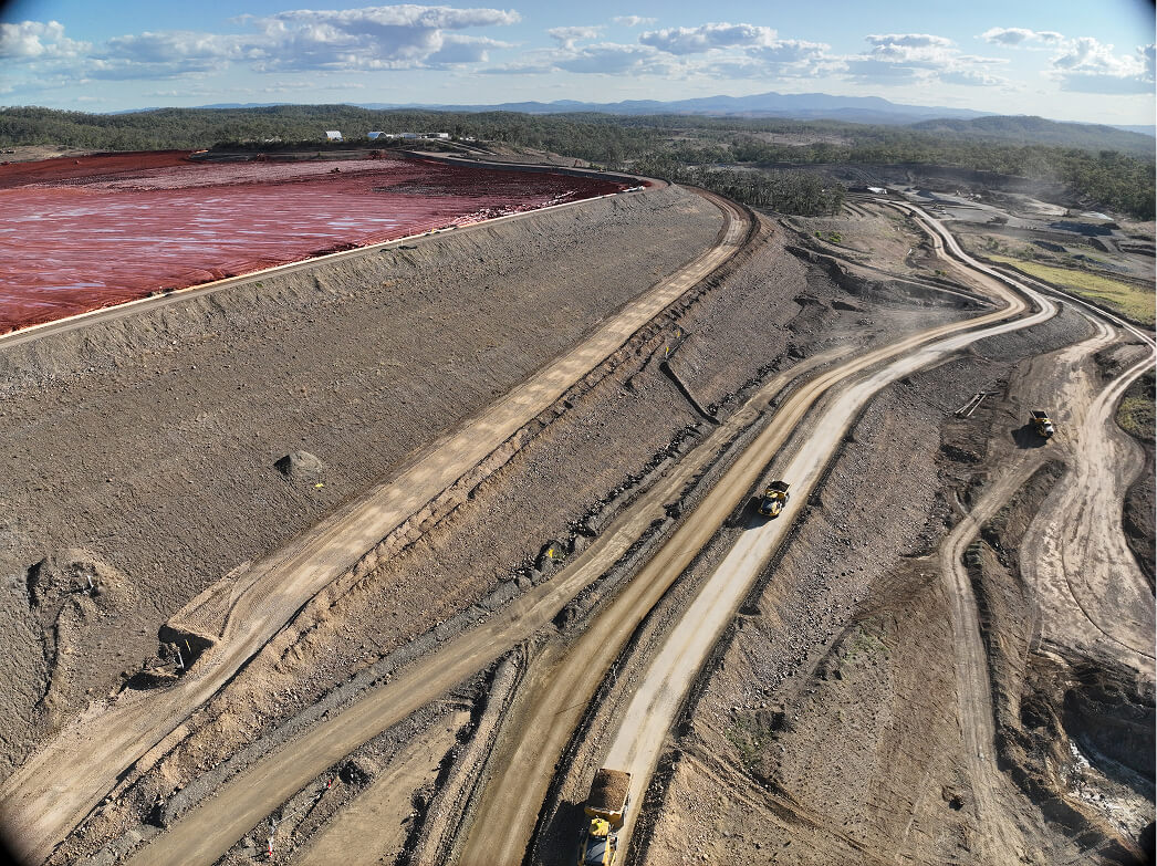 A mine pit
